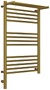 Электрический полотенцесушитель Сунержа Богема 3.0 с 1 полкой 80x50 05-5806-8050 цвет Состаренная бронза