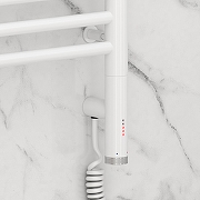 Электрический полотенцесушитель Сунержа Богема 3.0 с 1 полкой 80x50 12-5807-8050 цвет Белый-2