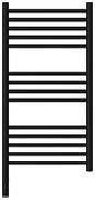 Электрический полотенцесушитель Сунержа Богема 3.0 прямая 80x40 31-5804-8040 цвет Матовый чёрный-1
