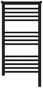 Электрический полотенцесушитель Сунержа Богема 3.0 с 1 полкой 80x40 31-5807-8040 цвет Матовый чёрный-1