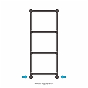 Водяной полотенцесушитель Сунержа Ренессанс 126x50 00-0280-1250 Без покрытия-3