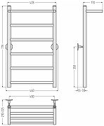 Водяной полотенцесушитель Сунержа Универсал-54 80x40 00654-8040 Без покрытия-3