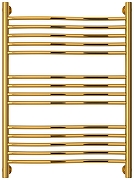 Водяной полотенцесушитель Сунержа Флюид+  80x60 03-0222-8060 цвет Золото-1