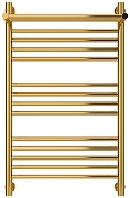 Водяной полотенцесушитель Сунержа Богема+ с 1 полкой 80x50 03-0223-8050 цвет Золото-1
