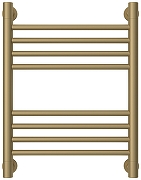 Водяной полотенцесушитель Сунержа Богема+ прямая 50x40 032-0220-5040 цвет Матовое золото-1