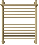 Водяной полотенцесушитель Сунержа Богема+ с 1 полкой 60x50 032-0223-6050 цвет Матовое золото-1