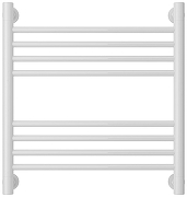 Водяной полотенцесушитель Сунержа Богема+ прямая 50x50 12-0220-5050 цвет Белый-1