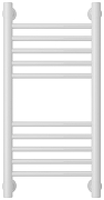 Водяной полотенцесушитель Сунержа Богема+ прямая 60x30 12-0220-6030 цвет Белый-1