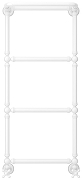 Водяной полотенцесушитель Сунержа Ренессанс 96x40 12-0281-9640 цвет Белый-1