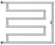 Водяной полотенцесушитель Сунержа High-Tech+ 50x65 00-4052-5065 Без покрытия-1