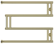 Водяной полотенцесушитель Сунержа High-Tech+ 50x65 020-4050-5065 цвет Шампань-1