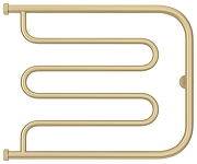 Водяной полотенцесушитель Сунержа Лира 50x65 022-4011-5065 цвет Матовая шампань-1