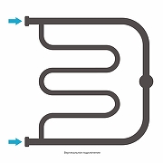 Водяной полотенцесушитель Сунержа Лира 50x50 022-4012-5050 цвет Матовая шампань-3