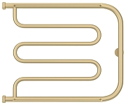 Водяной полотенцесушитель Сунержа Лира 50x65 022-4012-5065 цвет Матовая шампань-1