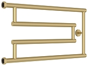 Водяной полотенцесушитель Сунержа High-Tech+ 32x65 022-4051-3265 цвет Матовая шампань