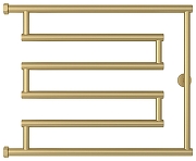 Водяной полотенцесушитель Сунержа High-Tech+ 50x65 022-4052-5065 цвет Матовая шампань-1