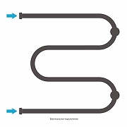 Водяной полотенцесушитель Сунержа М-образный 60x60 03-4007-6060 цвет Золото-3