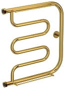 Водяной полотенцесушитель Сунержа Лира 50x50 03-4012-5050 цвет Золото