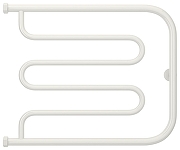 Водяной полотенцесушитель Сунержа Лира 50x65 12-4011-5065 цвет Белый-1