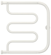 Водяной полотенцесушитель Сунержа Лира 50x50 12-4012-5050 цвет Белый-1