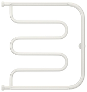 Водяной полотенцесушитель Сунержа Лира 60x60 12-4012-6060 цвет Белый-1