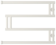 Водяной полотенцесушитель Сунержа High-Tech+ 50x65 12-4050-5065 цвет Белый-1