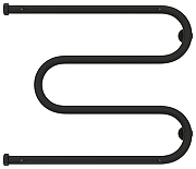 Водяной полотенцесушитель Сунержа М-образный 50x65 15-4008-5065 цвет Тёмный титан муар-1