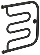 Водяной полотенцесушитель Сунержа Лира 50x50 15-4011-5050 цвет Тёмный титан муар