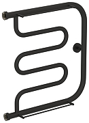 Водяной полотенцесушитель Сунержа Лира 50x50 15-4012-5050 цвет Тёмный титан муар