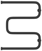 Водяной полотенцесушитель Сунержа Ш-образный+ 60x50 15-4014-6050 цвет Тёмный титан муар-1