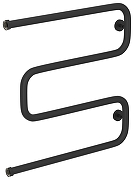 Водяной полотенцесушитель Сунержа Ш-образный+ 60x60 15-4014-6060 цвет Тёмный титан муар