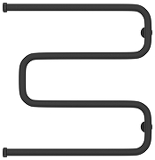 Водяной полотенцесушитель Сунержа Ш-образный+ 60x60 15-4014-6060 цвет Тёмный титан муар-1