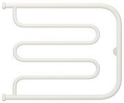 Водяной полотенцесушитель Сунержа Лира 50x65 30-4011-5065 цвет Матовый белый-1