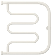 Водяной полотенцесушитель Сунержа Лира 50x50 30-4012-5050 цвет Матовый белый-1