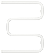 Водяной полотенцесушитель Сунержа Ш-образный+ 60x50 30-4014-6050 цвет Матовый белый-1