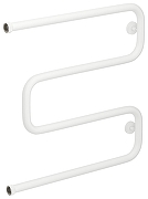 Водяной полотенцесушитель Сунержа Ш-образный+ 60x60 30-4014-6060 цвет Матовый белый