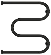 Водяной полотенцесушитель Сунержа М-образный 50x50 31-4008-5050 цвет Матовый чёрный-1