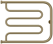 Водяной полотенцесушитель Сунержа Лира 50x65 32-4011-5065 цвет Золотой шёлк-1