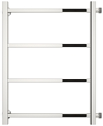 Водяной полотенцесушитель Сунержа Версия-КБ 60x50 00630-6050 Без покрытия-1