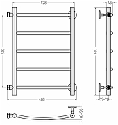 Водяной полотенцесушитель Сунержа Версия-Б2 50x40 12612-5040 цвет Белый-4