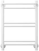 Водяной полотенцесушитель Сунержа Версия-Н1 60x40 12621-6040 цвет Белый-1