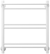 Водяной полотенцесушитель Сунержа Версия-Н1 60x50 12621-6050 цвет Белый-1