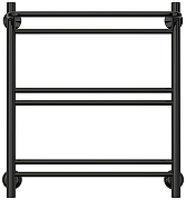 Водяной полотенцесушитель Сунержа Версия-Н1 60x50 17621-6050 цвет Чёрный-1