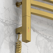 Электрический полотенцесушитель Сунержа Аркус 3.0 80x53 051-5704-8050 цвет Состаренная латунь-2