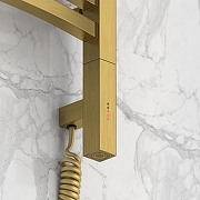 Электрический полотенцесушитель Сунержа Аркус 3.0 80x63 051-5705-8060 цвет Состаренная латунь-2