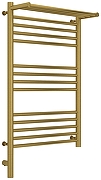 Электрический полотенцесушитель Сунержа Богема 3.0 с 1 полкой 80x50 051-5806-8050 цвет Состаренная латунь