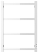 Электрический полотенцесушитель Сунержа Формат 26 60x40 12526-6040 цвет Белый-1