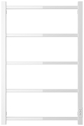 Электрический полотенцесушитель Сунержа Формат 26 80x50 12526-8050 цвет Белый-1