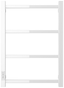 Электрический полотенцесушитель Сунержа Формат 26 60x40 12527-6040 цвет Белый-1