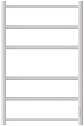 Электрический полотенцесушитель Сунержа Формат 27 80x50 12528-8050 цвет Белый-1